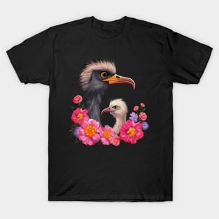 Ostrich Mothers Day T-Shirt